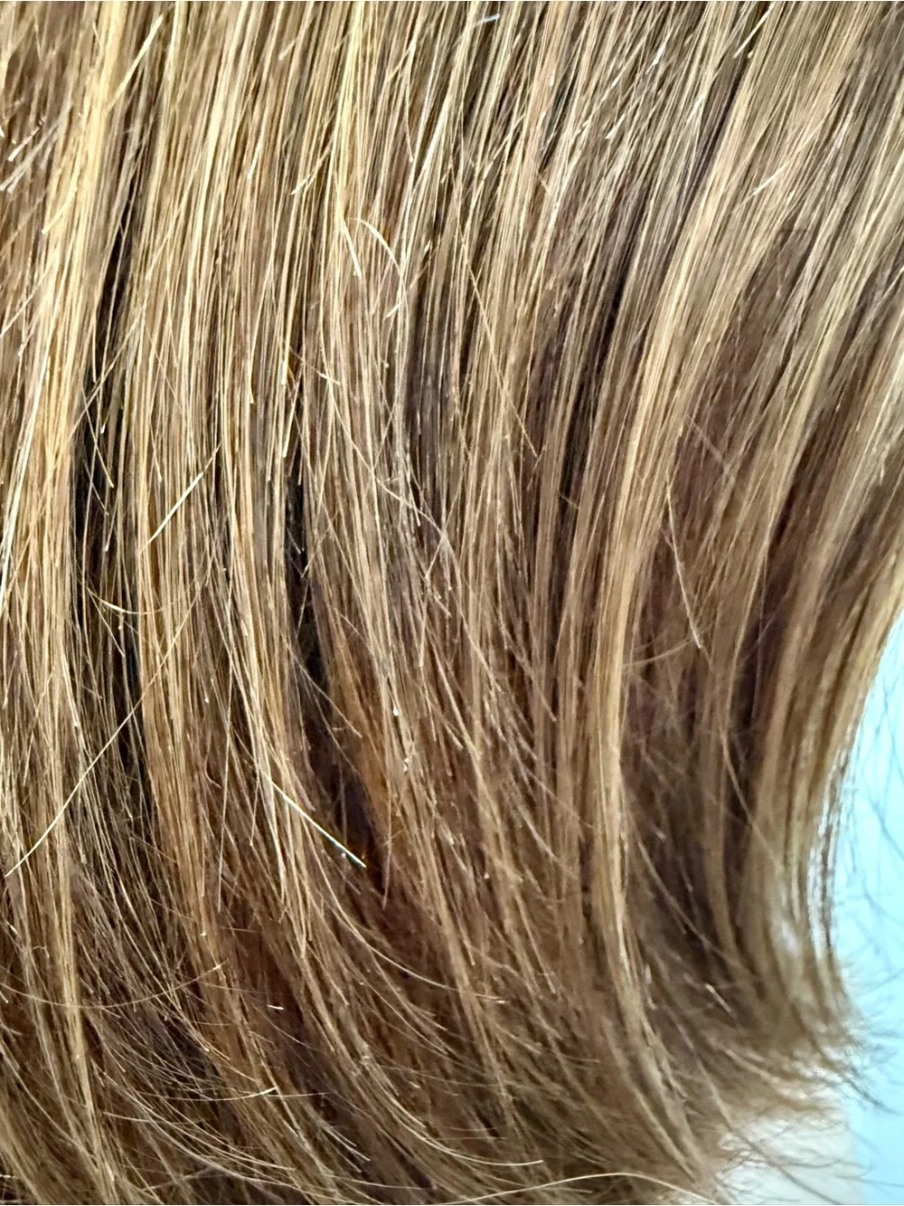 💯% 13” HUMAN Hair, Lace around, Center Part, Bob Cut, Auburns